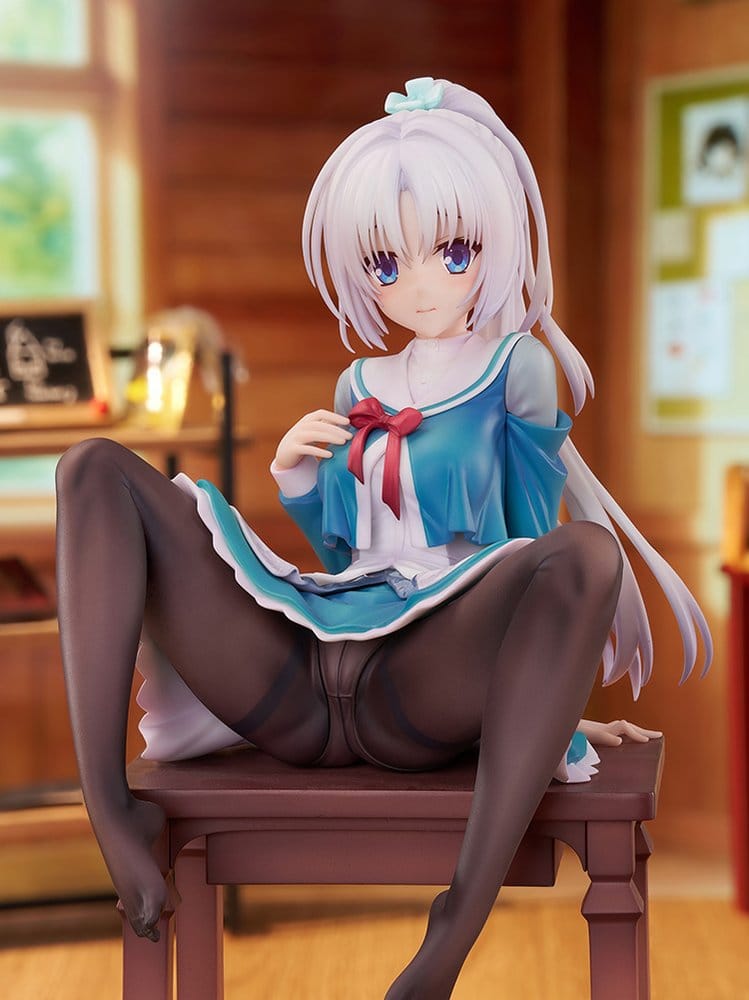 Senren*Banka PVC Figure 1/7 Yoshino Asatake Animal Ears School Uniform Ver. 21 cm