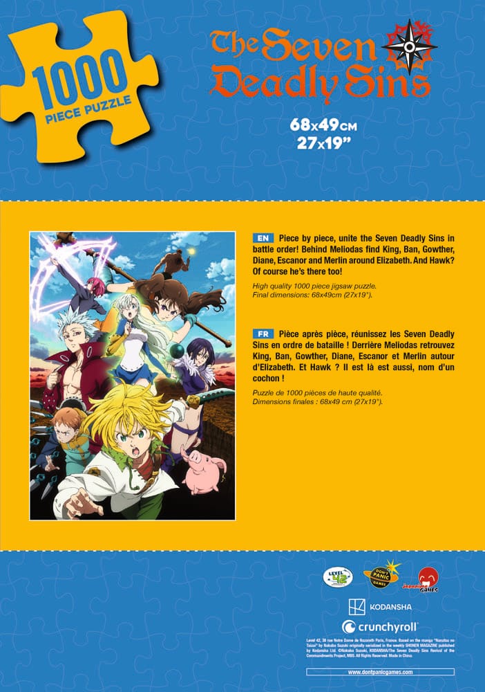 Seven Deadly Sins Characters (1000 pieces) Puzzle