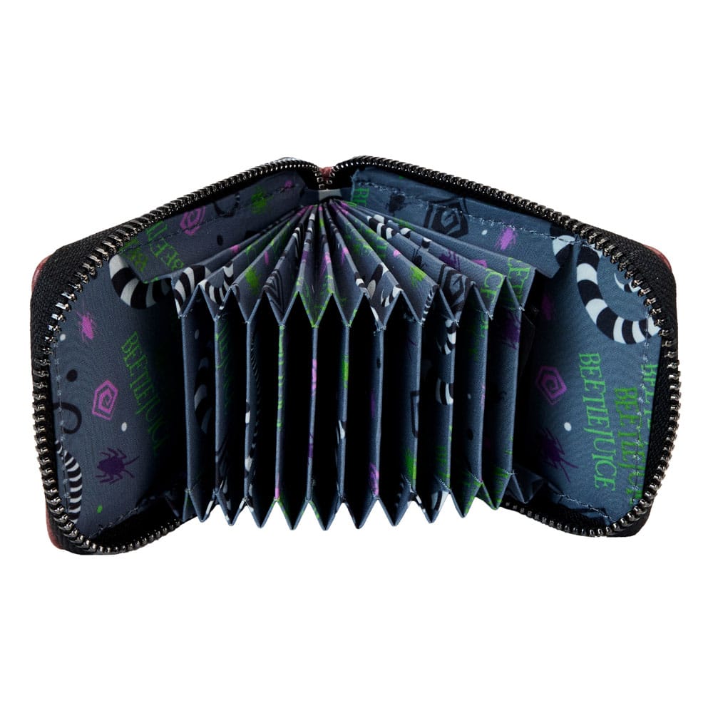 Beetlejuice by Loungefly Handbook for the Recently Deceased Wallet