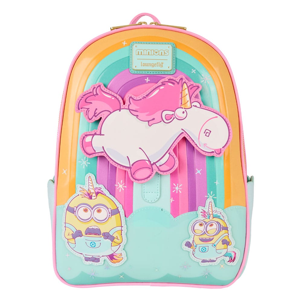 Despicable Me Minions Fluffy Unicorn Loungefly Mini Backpack