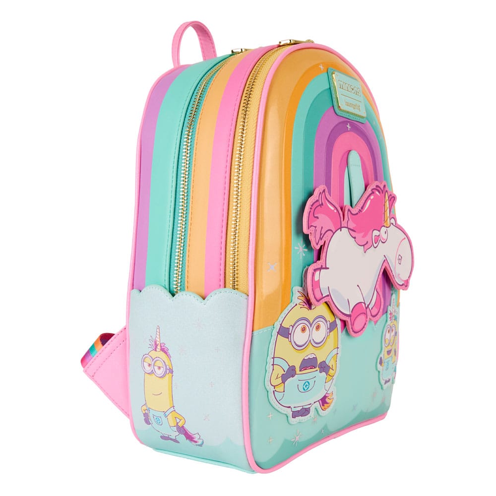 Despicable Me Minions Fluffy Unicorn Loungefly Mini Backpack