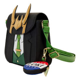 Marvel Loki For President Cosplay Loungefly Crossbody Bag