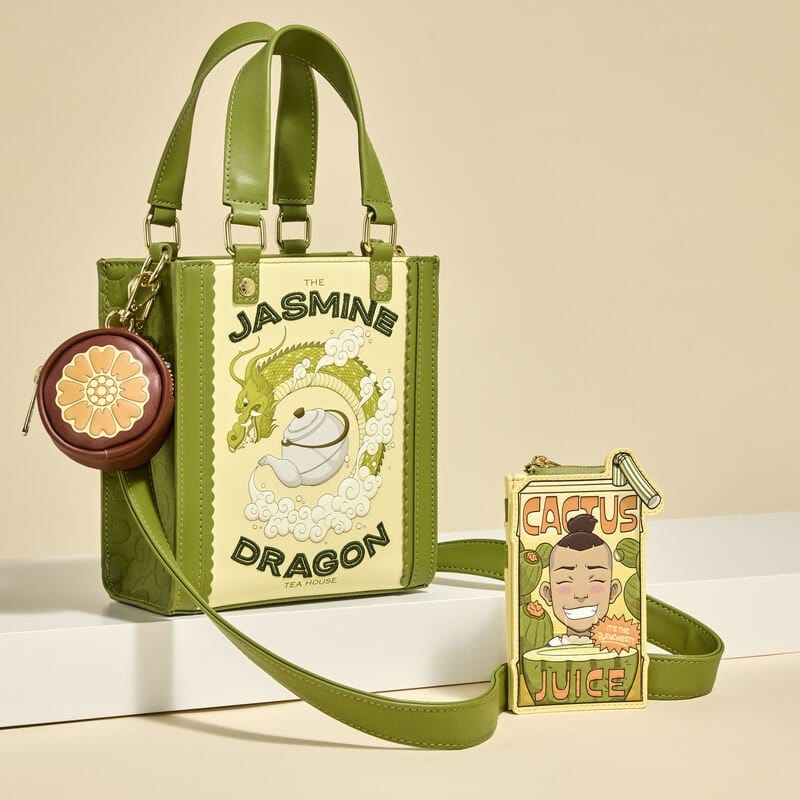 Avatar: The Last Airbender by Loungefly Canvas Tote Bag with Coin Purse Jasmine Dragon