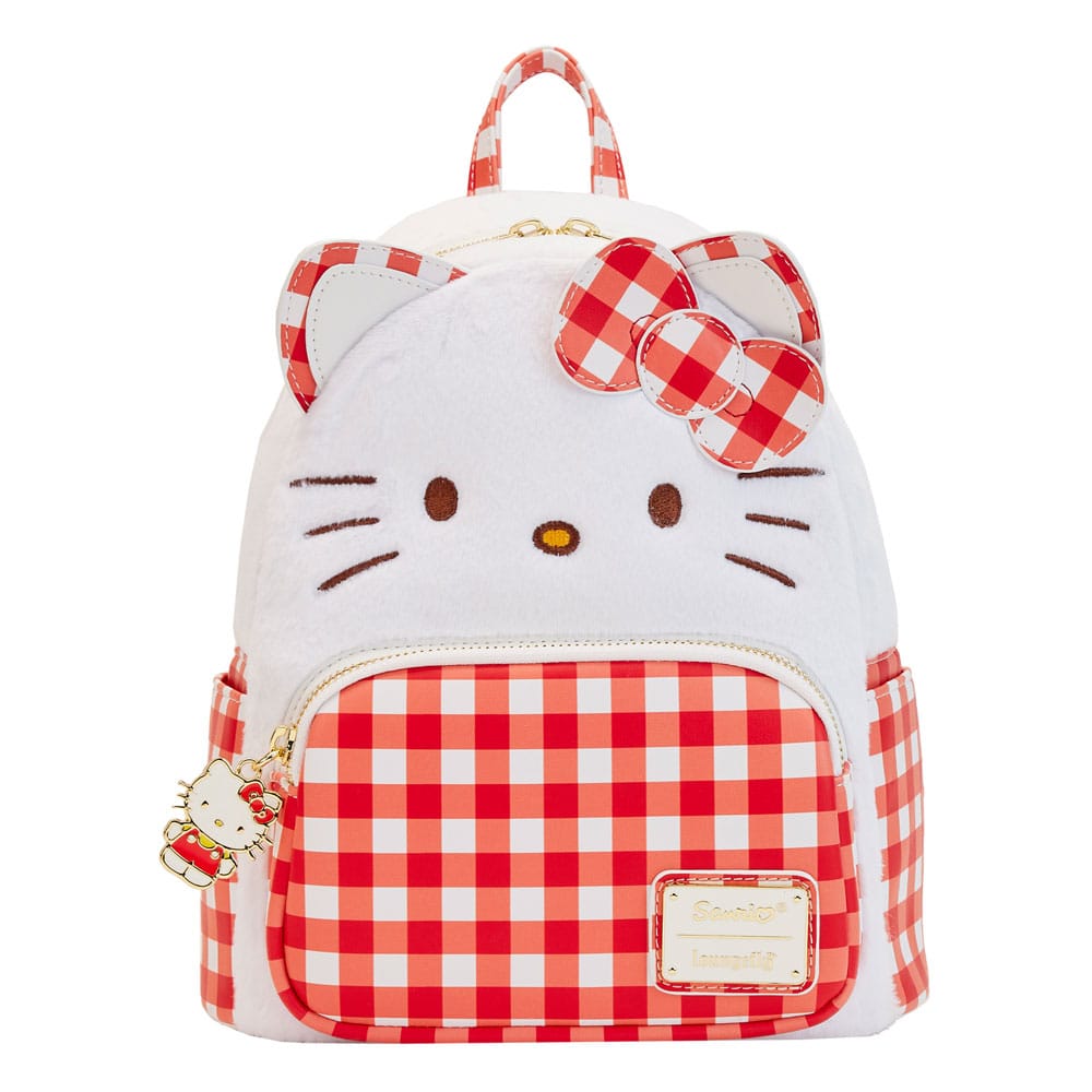 Hello Kitty and Friends Hello Kitty Gingham Loungefly Mini Backpack