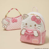 Sanrio by Loungefly Crossbody with Beaded Handle & Bag Charm Hello Kitty Quilted
