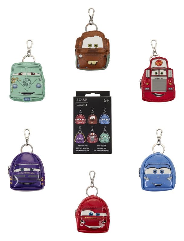 Cars by Loungefly Keychains Mini Backpack 20th Anniversary Blind Box Assortment (15)
