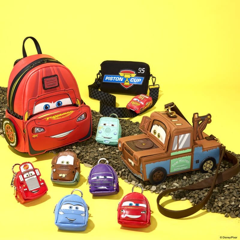 Cars by Loungefly Keychains Mini Backpack 20th Anniversary Blind Box Assortment (15)