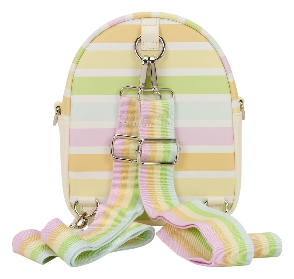 Disney by Loungefly Crossbody Bag Mickey and Friends Rainbow Stribes