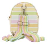 Disney by Loungefly Crossbody Bag Mickey and Friends Rainbow Stribes