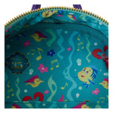 Disney The Little Mermaid  35th Anniversary Life is the bubbles by Loungefly Mini Backpack