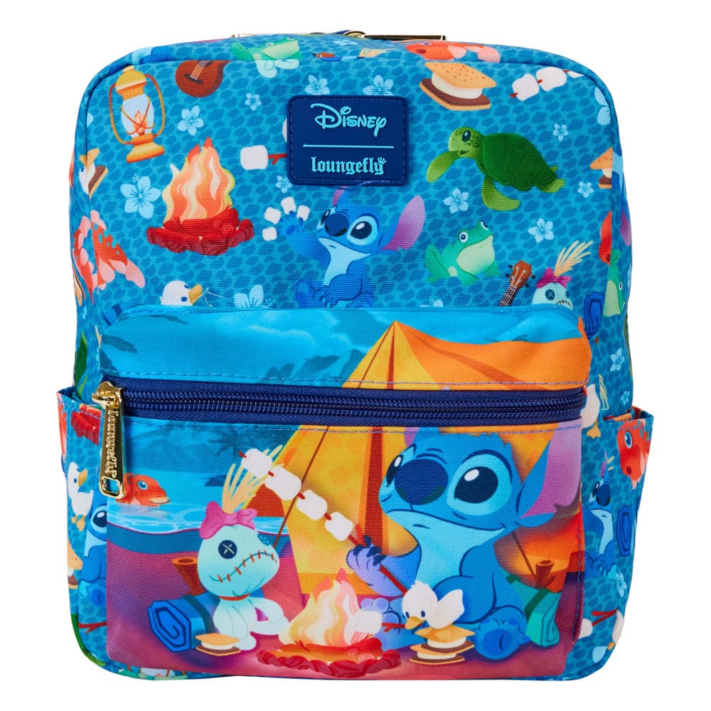 Disney by Loungefly Lilo and Stitch Camping Cuties AOP Mini Backpack