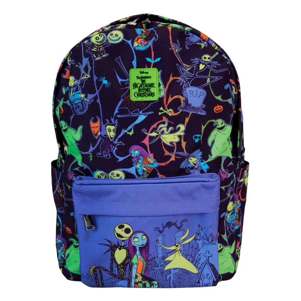 Nightmare Before Christmas by Loungefly Glow In The Dark Characters Backpack