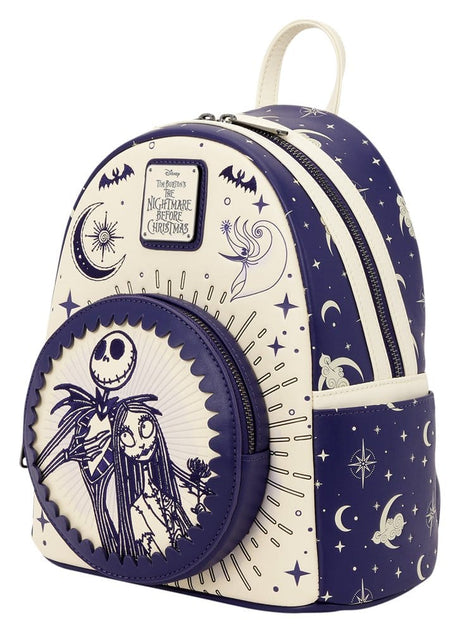 Nightmare before Christmas by Loungefly Mini Backpack Jack Skellington & Sally Night Sky