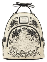 Alice in Wonderland Embroidered Floral Mini Backpack