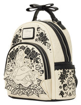 Alice in Wonderland Embroidered Floral Mini Backpack