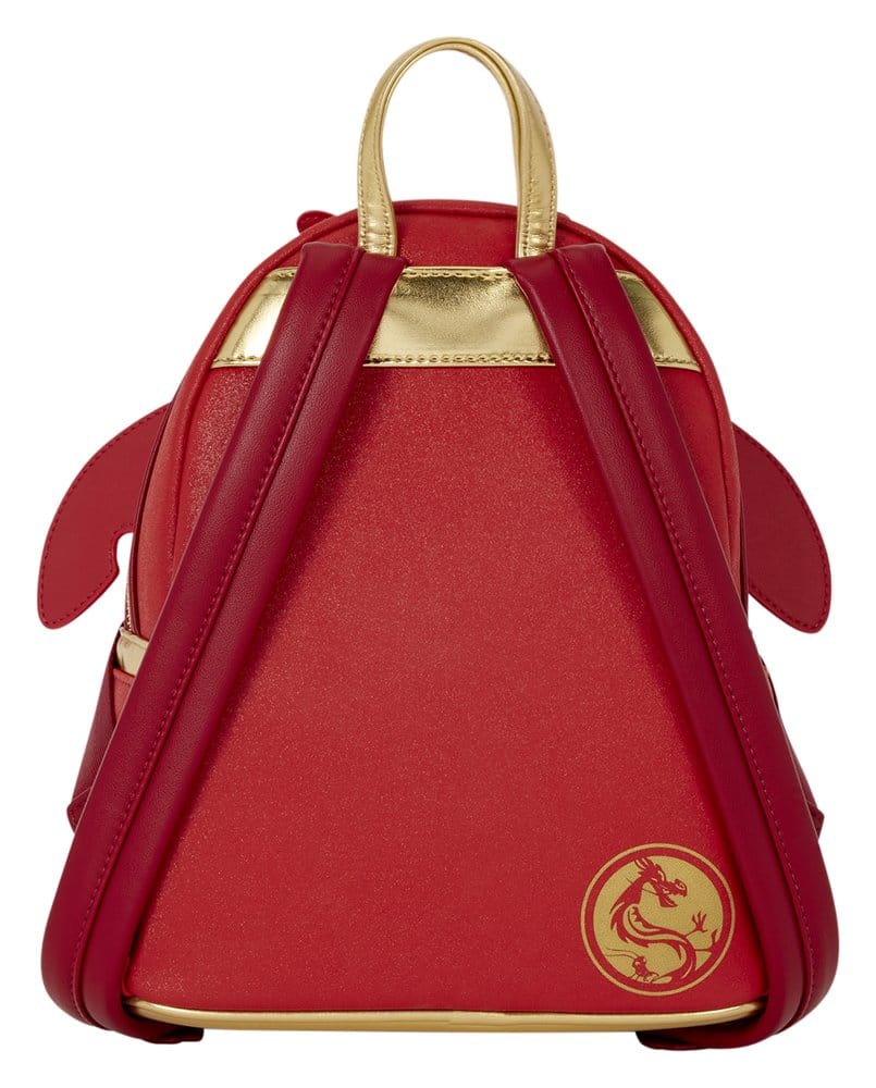 Mulan by Loungefly Mini Backpack Mushu Glitter