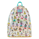 Disney Mickey & Friends 100th Anniversary AOP Loungefly Backpack & Headband Set