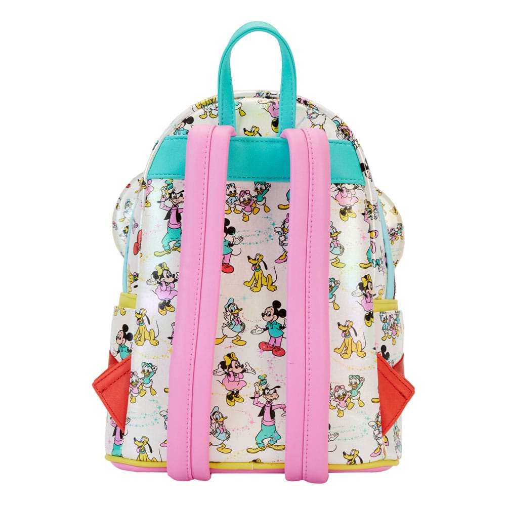 Disney Mickey & Friends 100th Anniversary AOP Loungefly Backpack & Headband Set