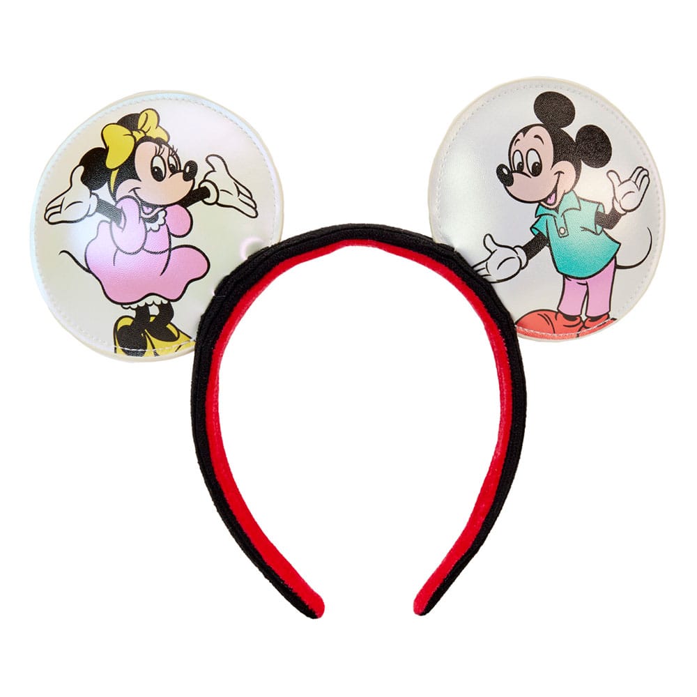 Disney Mickey & Friends 100th Anniversary AOP Loungefly Backpack & Headband Set