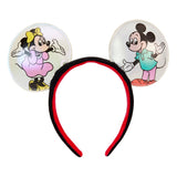 Disney Mickey & Friends 100th Anniversary AOP Loungefly Backpack & Headband Set