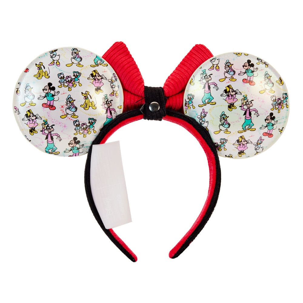 Disney Mickey & Friends 100th Anniversary AOP Loungefly Backpack & Headband Set