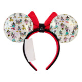 Disney Mickey & Friends 100th Anniversary AOP Loungefly Backpack & Headband Set