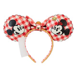 Disney by Loungefly Mickey & Minnie Picnic Pie Ears Headband