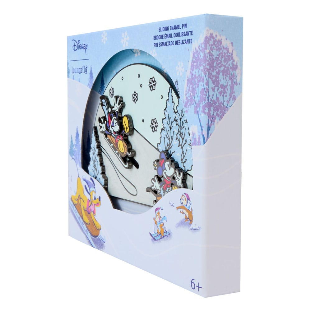 Disney by Loungefly Mickey and Friends Winter Wonderland Limited Edition 8 cm 3" Enamel Pins