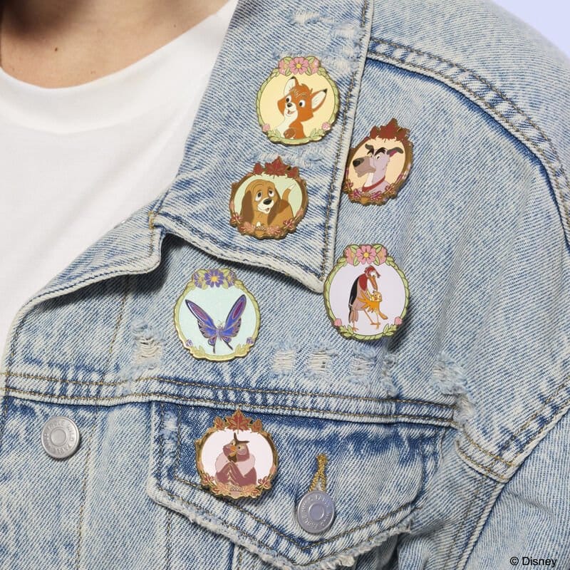 The Fox and the Hound by Loungefly Enamel Pins Blind Display (12)