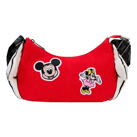 Disney Mickey & Minnie 100th Anniversary Mickey Hands Loungefly Crossbody Bag