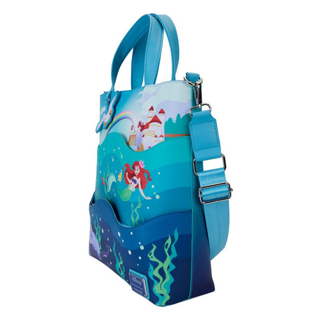 Disney The Little Mermaid 35th Anniversary Life is the bubbles by Loungefly Canvas Tote Bag