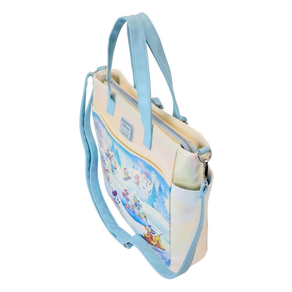 Disney by Loungefly Mickey and friends Winter Wonderland Canvas Tote Bag