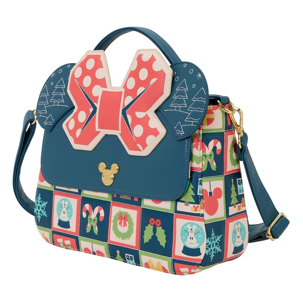 Disney by Loungefly Crossbody Bag Mickey and Minnie Holiday