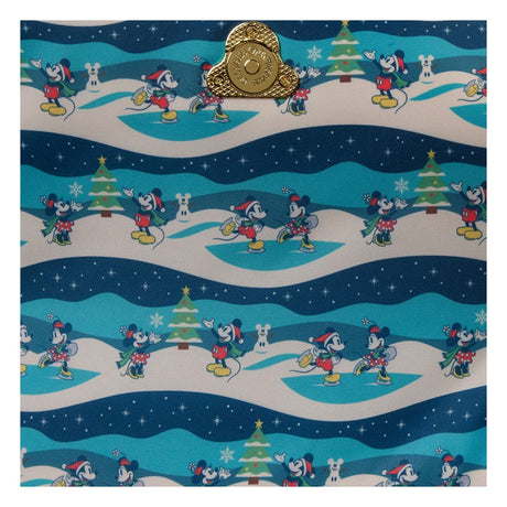 Disney by Loungefly Crossbody Bag Mickey and Minnie Holiday