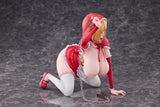 Original Character PVC 1/5 Little Red Riding Hood And The Wolf Girl Little Red Riding Hood 21 cm