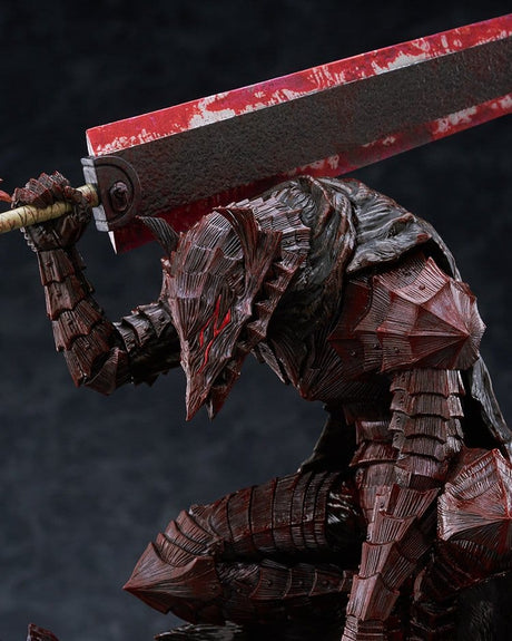 Berserk Pop Up Parade PVC Figure Guts (Berserker Armor): Bloody Paint Ver. L Size 28 cm
