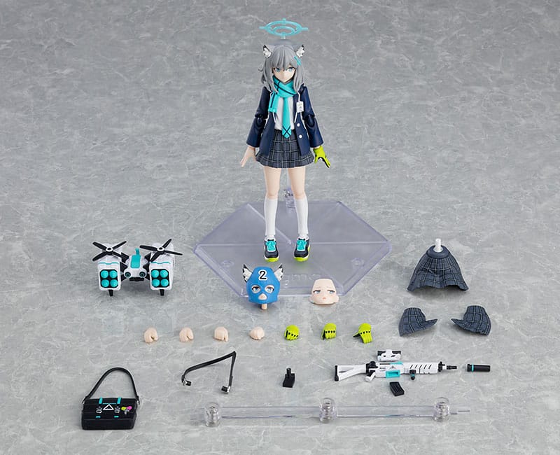 Blue Archive Shiroko Sunaookami (re-run) 15cm Figma Action Figure