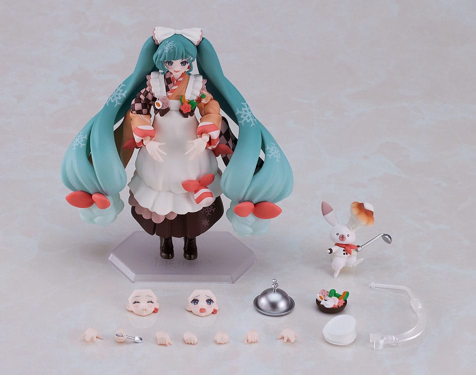 Character Vocal Series 01: Hatsune Miku Snow Miku: Winter Delicacy Ver. 14 cm Figma Action Figure