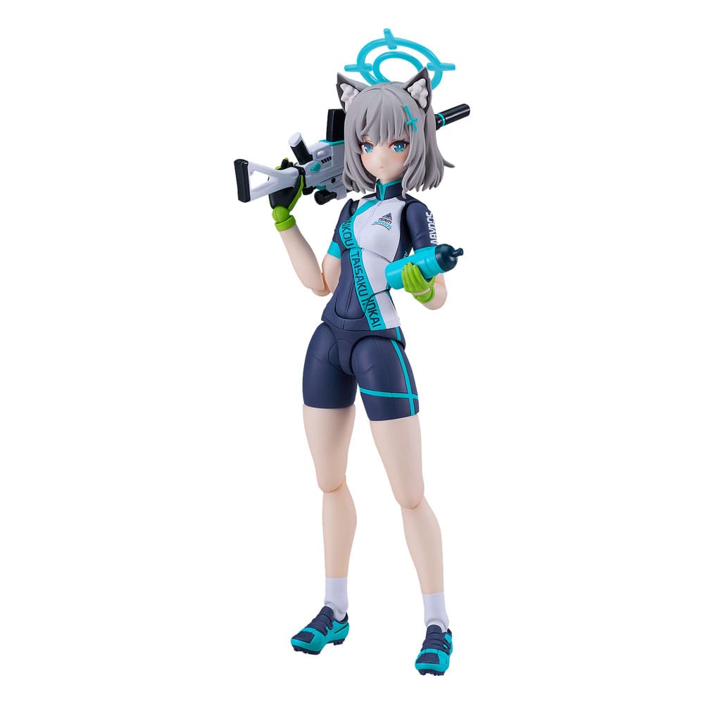 Blue Archive Figma Shiroko Sunaookami Cycling 15 cm Action Figure