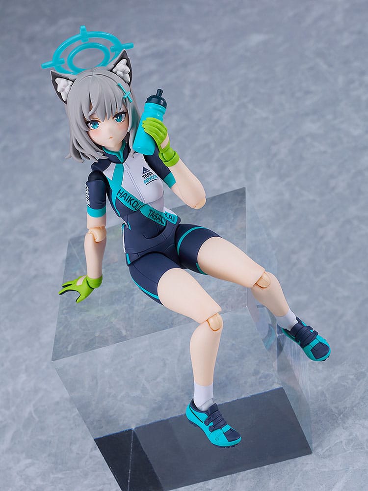 Blue Archive Figma Shiroko Sunaookami Cycling 15 cm Action Figure