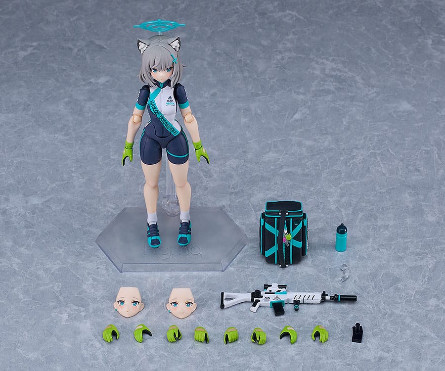 Blue Archive Figma Shiroko Sunaookami Cycling 15 cm Action Figure