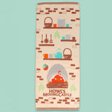 Howl’s Moving Castle Natsu Towel Cook with Calcifer 34 x 80 cm