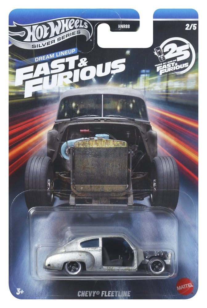 Fast &amp; Furious Hot Wheels Silver Series Die-Cast Vehicles 1/64 979N Assortment (24)