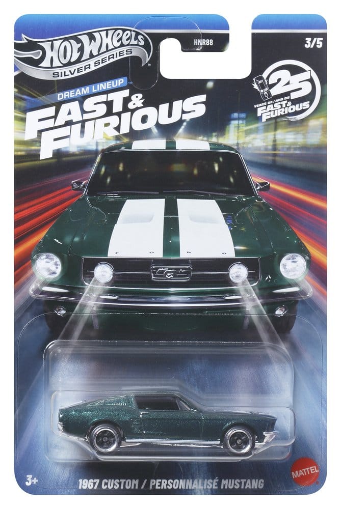 Fast &amp; Furious Hot Wheels Silver Series Die-Cast Vehicles 1/64 979N Assortment (24)