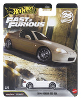 Fast & Furious Hot Wheels Premium Die-Cast Vehicles 1/64 979P Assortment (10)