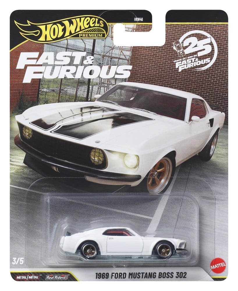 Fast & Furious Hot Wheels Premium Die-Cast Vehicles 1/64 979P Assortment (10)