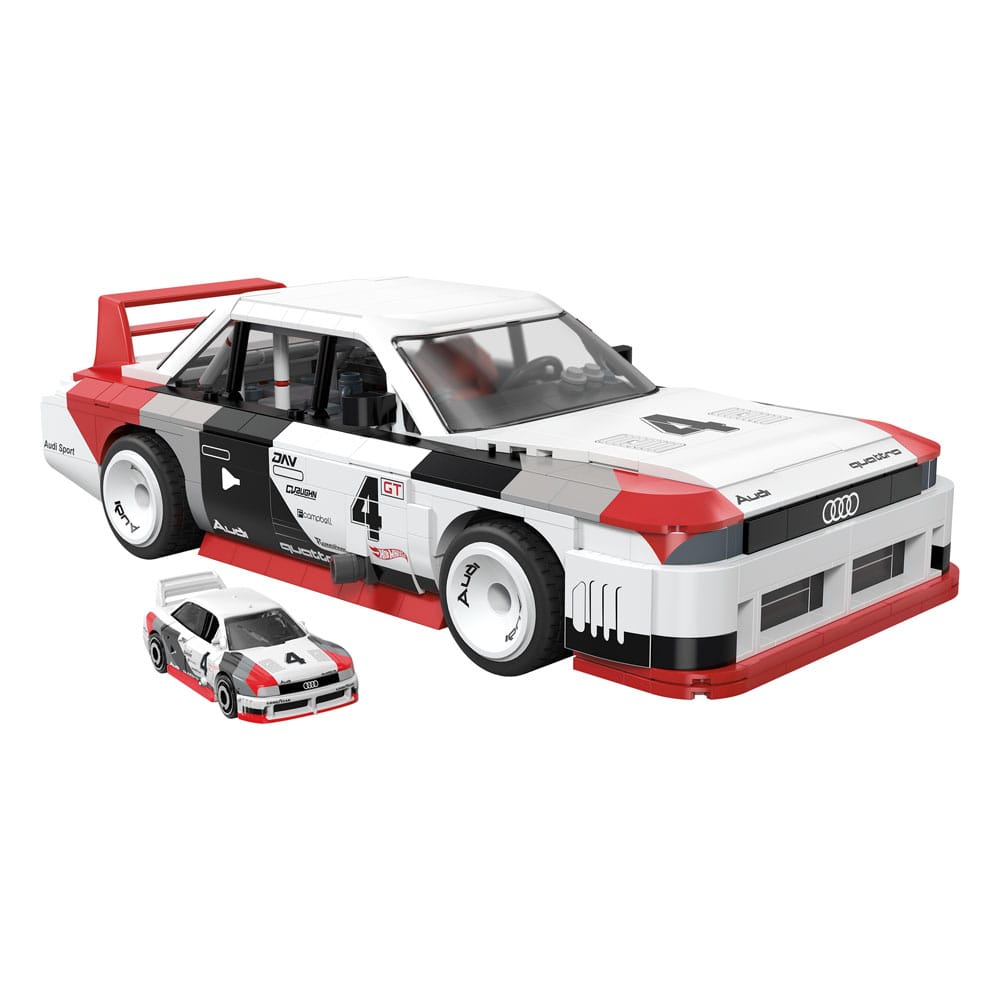 Hot Wheels Audi 90 Quattro IMSA GTO 29cm 1/15 Scale MEGA Construction Set