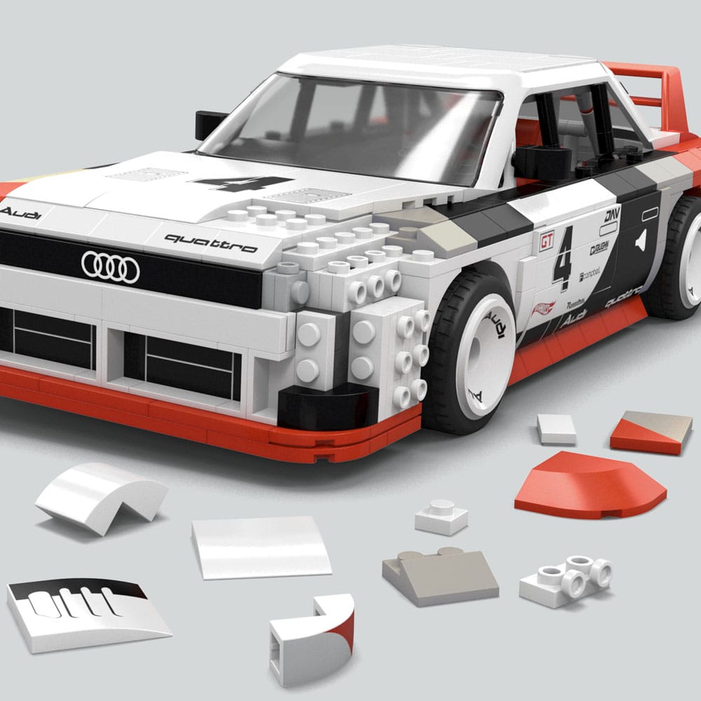Hot Wheels Audi 90 Quattro IMSA GTO 29cm 1/15 Scale MEGA Construction Set