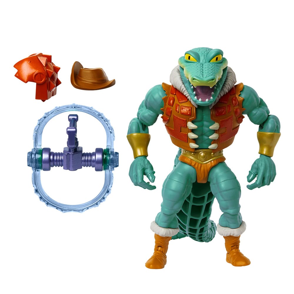 MOTU x TMNT: Turtles of Grayskull Leatherhead 14 cm Deluxe Action Figure