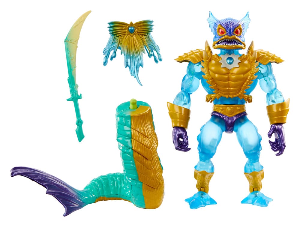 MOTU x TMNT Turtles of Grayskull Mer-Man 14 cm Action Figure